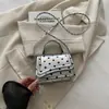 Bolso Cruzado de un Solo Hombro, de Mano, Simple, Moderno, de Lunares, 2026, Fresco Otoño, Nueva Llegada, Gran Capacidad, Cuadrado Pequeño a la Moda para Mujer