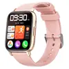 Novo Smartwatch Esportivo de Saúde Bluetooth para Celular com Assistente de Voz, Monitoramento de Frequência Cardíaca, Oxigênio no Sangue, Sono, Contador de Passos e à Prova d'Água para Homens e Mulheres