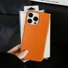 Capa de couro fosco com furo grande resistente a quedas para Apple 15Promax Nova capa protetora de couro para iPhone14