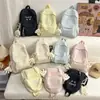 Mochila Escolar Grande Capacidade Estilo Coreano, Mochila Bordada com Laço para Alunos do Ensino Fundamental II e Médio, Mochila Leve de Viagem para Mulheres