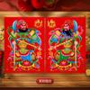 Nuevos Dioses de la Puerta Afelpados Qin Shubao, Yu Zhi Gong, Guan Gong, Zhang Fei Pinturas de Año Nuevo, Pareados, Decoraciones Culturales, Suministros de Año Nuevo Venta al por Mayor
