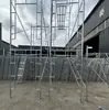 Andaime Móvel de Engenharia Tubo de Aço Espessado Estrutura de Escalada para Obra Plataforma de Andaime Móvel