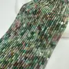 Piedra Natural 2x4mm Tubo Redondo Cuentas Cilíndricas Cuentas Sueltas Semiacabado Pulsera Hecha a Mano DIY Accesorios de Joyería Listos para Venta al por Mayor