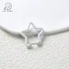 Pintura de color colgante spray estrella de cinco puntas anillo de resorte hebilla de perro hebilla de joyería hebilla de resorte bolsa llavero DIY accesorios de joyería