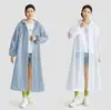 Impermeable Largo para Protección de Cuerpo Completo Contra Lluvia Fuerte, Transparente y Engrosado para Adultos y Niños, Poncho de Lluvia Desechable Portátil para Hombres y Actividades al Aire Libre