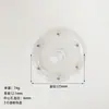 Base Giratória Transparente de Acrílico 360 Graus Suporte de Exibição Ornaments Bolo Pequeno Prato Giratório Caixa de Biscoitos Modificação