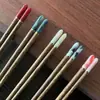 Palitos de Madeira Asa de Frango com Imitação de Jade de Alta Qualidade para Uso Doméstico, Palitos de Sândalo Vermelho de Alta Linha, Antibacterianos, Resistentes a Mofo, Sem Tinta, Sem Cera