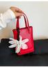 Bolso de Mujer Transfronterizo 2025 Nuevo Bolso de Mano Retro de Cuero Aceitado Diseño Nicho Estilo Occidental Flor Bolso para Teléfono Móvil Bolso Bandolera para Mujer