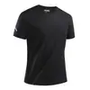 Verano Nuevo Camiseta de Seda Helada para Hombre Manga Corta Secado Rápido Camiseta Manga Corta Seda Helada Elástica Manga Corta Alta Calidad Transfronteriza Soporte Dos