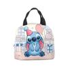 Bolsa de almuerzo con diseño de estrella de Stitch, lonchera de dibujos animados de Stitch para bebé, bolsa de picnic de papel de aluminio, lonchera portátil, bolsa de hielo