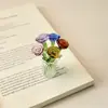 Adornos de Flor de Rosa de Cristal, Decoraciones de Vidrio de Alta Gama para el Escritorio, Flores Artificiales, Regalos de Cumpleaños, Artículos Populares de Venta Transfronteriza