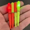 Bastão Luminoso Eletrônico para Pesca, Tampa de Luz para Cabeça e Cauda de Boia de Pesca, Cabeça de Boia para Pesca Noturna, Ponta de Vara de Boia que Brilha no Escuro, Bastão Eletrônico