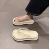 Chanclas para mujer para uso en exteriores, sandalias de playa, nuevas sandalias de dedo de tacón alto y plataforma para primavera y verano 2026