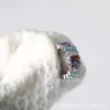 Aros para Oreja y Anillos para Nariz Fengtai F136 de Aleación de Titanio con Circonita, Pendientes Arcoíris, Joyería para Piercing Corporal de Titanio G23