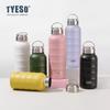 Tyeso/Taisuo Termo de Acero Inoxidable Transfronterizo, Taza Creativa de Oruga para Estudiantes, Botella de Agua Deportiva Portátil de Gran Capacidad