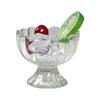 Taza Gruesa de Vidrio para Helado Transparente Taza para Ensalada Tienda de Té con Leche Taza para Postre Bol para Mousse y Helado para Restaurante