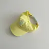 Sombrero de Verano para Niños Qiunan Estilo Nuevo Transpirable con Parte Superior Abierta Protección Solar Macaron Visera Gorra de Béisbol para Bebé