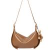 2026 Nuevo Modelo Piel de Vaca de Capa Superior de Alta Gama Estilo Maillard Bolso de Hombro de Moda para Mujer Primavera/Verano Más Vendido Bolso Cruzado tipo Empanada