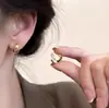 Pinzas para Orejas de Aro Estilo Vintage Puro Deseo para Orejas No Perforadas, Nuevos Aros de Oreja Mobius, Elegantes Pendientes de Espiral para Mosquitos para Mujeres