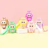 Bolsa de almacenamiento para auriculares de silicona con personaje Stitch para cruzar fronteras, llavero colgante, monedero infantil, llavero, personalización
