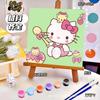 20*20 Desenho Animado Pintura a Óleo Digital DIY Colorir Pintura Decorativa Genshin Flor Pintura a Óleo Pintura a Óleo Digital Infantil Atacado