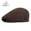 Boina Sencilla Lisa Nueva de Primavera para Hombre, Gorra de Béisbol Retro Británica, Gorra de Béisbol Versátil Casual para Mujer