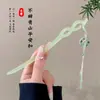 Pasador de Sándalo Negro para Mujer, Accesorio para el Cabello Fresco y Elegante, Pasador de Flor de Magnolia, Adorno para el Cabello Estilo Antiguo Qipao, Pasador Diario para Peinados Recogidos