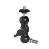 Abrazadera Articulada Universal con Tornillo de 1/4 Metal Doble Rótula Cardán Soporte de Expansión Abrazadera Multifuncional de Cacahuete