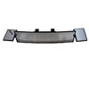 Espejo retrovisor interior de coche con gran campo de visión, espejo retrovisor curvo de tres pliegues para interior de coche, espejo retrovisor gran angular de alta definición, suministros de fábrica