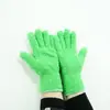 Luvas de Veludo com Poeira Meio Lado em Várias Cores Luvas de Coral Fleece de Cinco Dedos Luvas de Microfibra para Secar Cabelo Suprimento de Longo Prazo