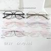 Óculos de grau INS grande, transparente, anti-azul, retrô, arte, TR90, óculos planos, podem ser equipados com óculos de miopia 8427