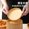 Plato de Papel Kraft para Pizza Bandeja de Papel para Hornear a Prueba de Aceite Molde para Pastel de Alta Temperatura Taza Especial Desechable para Freidora de Aire