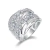 Anillo Cruzado Cao Shi Estilo Coreano para Dama Diseño Geométrico de Princesa Fábrica de Joyería Venta Directa Artículo Caliente Elegante