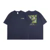 Camiseta de Hombre Verano Algodón Puro Versátil Holgada Ins Marca de Moda Retro Americana de Manga Corta Camiseta de Hombre Cuello Redondo