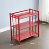 Suporte de Vegetais em Ferro para Restaurante de Hot Pot, Prateleira de Armazenamento Simples de Cozinha em Camadas, Suporte para Ingredientes, Uso Comercial