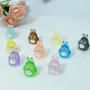 Lindo Divertido Luminoso Totoro diy Joyería Colgante de Simulación Estéreo Accesorios de Joyería de Micro Paisaje Pequeños Adornos Venta al por Mayor