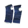 Directo de fábrica poliéster algodón azul zafiro tejido equipo de protección deportiva muñequera de baloncesto coderas tobilleras para hombres y mujeres ejercicio fitness tobilleras