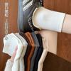 Calcetines Grises para Mujer, Algodón Puro, Antibacterianos, Desodorantes, Calcetines Deportivos Elásticos Sin Costuras, Absorbentes de Sudor, Transpirables, Anti-Pilling