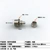 Conector de rosca rápida neumático original PC rosca rápida cable exterior recto de latón rosca rápida recto conector de tubería de gas tuerca de bloqueo recto