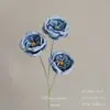 Flores Artificiais Azuis para Casamento Flores Falsas de Teto Decoração de Casamento Parede de Flores Arranjo de Flores de Chão para Casamento Materiais para Arranjo de Flores de Seda