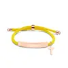 Pulsera Personalizada Publicidad Transfronteriza Logo Personalizado Multicolor Cruz Regalo Navideño Pulsera Trenzada Grabada de Acero de Titanio
