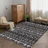 Estilo Étnico Boêmio de Flores Transfronteiriças Veludo de Cristal Ponto Plástico Tapete de Chão Tapete de Cabeceira Sala de Estar Quarto