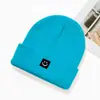 Gorro de Punto Nuevo Estilo Coreano Invierno Cara Sonriente, Unisex Versátil Color Sólido Lana Gorro de Punto, Cálido y de Moda Tendencia Gorro Cara Sonriente