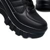 Zapatos de Mujer de Cuero Nuevos Transfronterizos para Mujeres Menudas, Zapatos de Suela Gruesa, Versátiles para Otoño e Invierno 2026, Zapatos Negros que Aumentan la Altura, Zapatos Casuales, Blancos