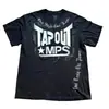 Camiseta Harajuku Transfronteriza Vintage Y2K Tapout MPS MMA Fighting Grunge Blanca
