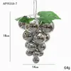 Esferas de Navidad, Racimos de Uvas Simulados, Adornos para Árbol de Navidad, Bolas de Plástico, Bolas Brillantes, Bolas Decorativas Colgantes, Decoración de Escena Atmosférica