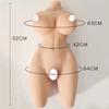 Muñeca sexual masculina adulta de 2 kg con cuerpo invertido de medio cuerpo, juguete sexual masculino con cuerpo invertido, con forma de copa de avión y película Yin