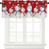 Cortinas navideñas transfronterizas, cortinas cortas para ventanal de medio cuerpo, cortinas cortas para ventanas pequeñas, cortinas cortas decorativas para cocina