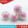 Acessórios de cabelo infantis de animal de desenho animado coelho de feltro de lã transfronteiriços, acessórios de broche, bola de garra de gato, música poke, decoração acabada