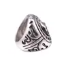 Anillo de acero de titanio para hombre con calavera hip-hop directo transfronterizo Joyería punk hip-hop europea y americana al por mayor de fábrica en vivo se puede configurar